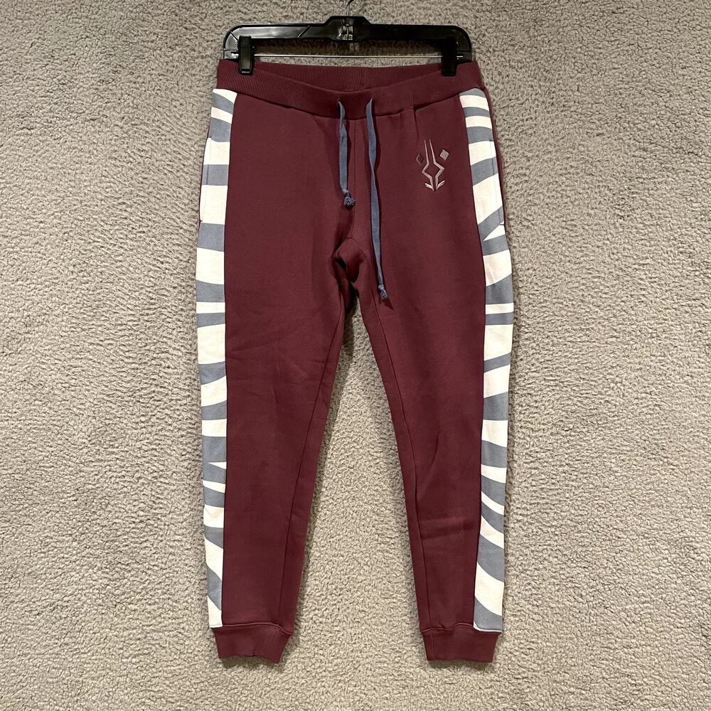 Heroes and Villains Star Wars Ahsoka Joggers Women XS Red Blue Tano Sweatpants